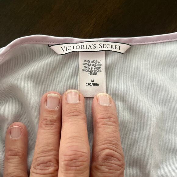 Victoria's Secret Crushed Micro Velvet Powder Pink Camisole Tank Top Medium Cami - Picture 3 of 7